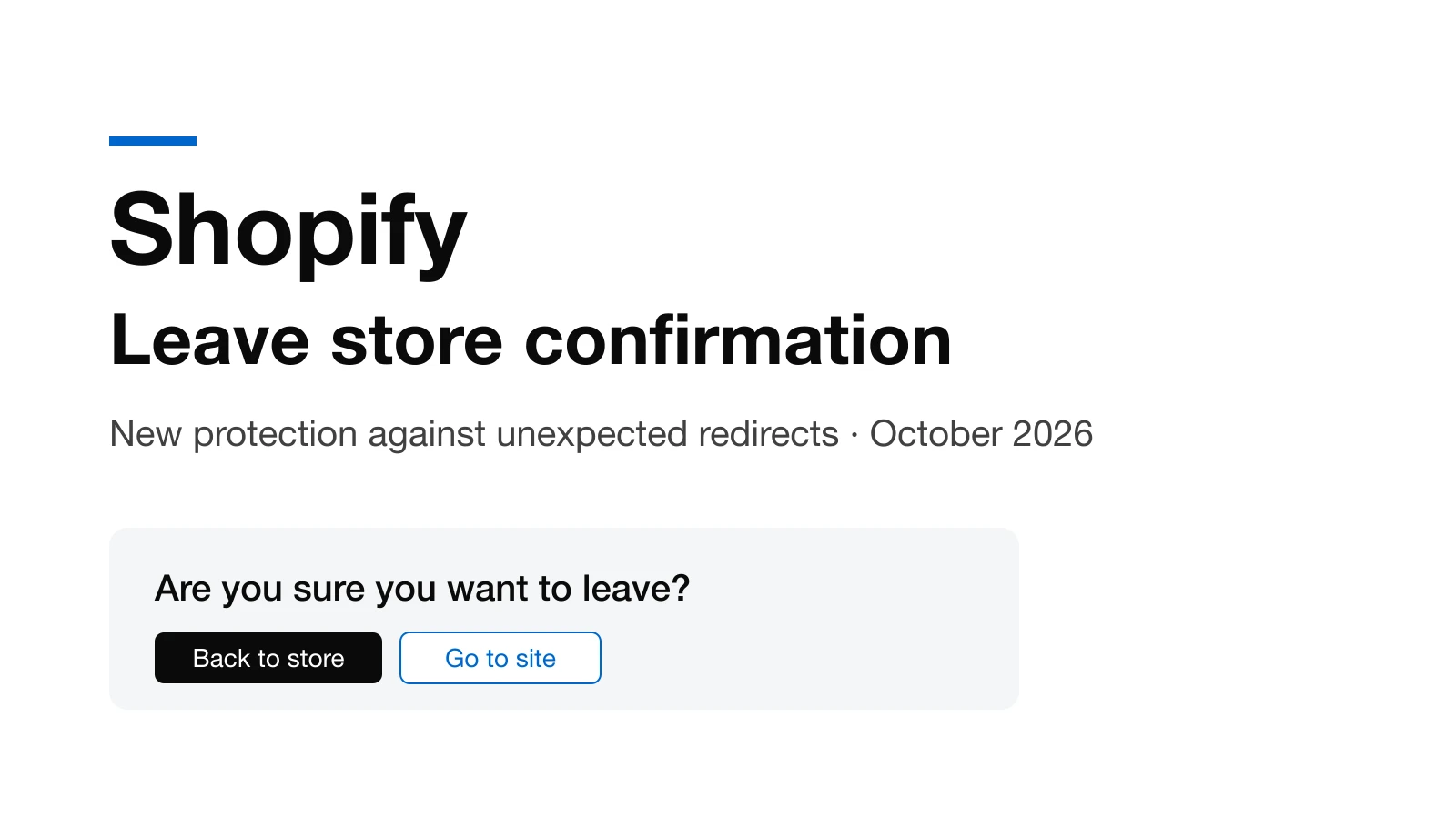 Shopify's New Protection Against Unexpected Redirects: What Merchants Need to Know