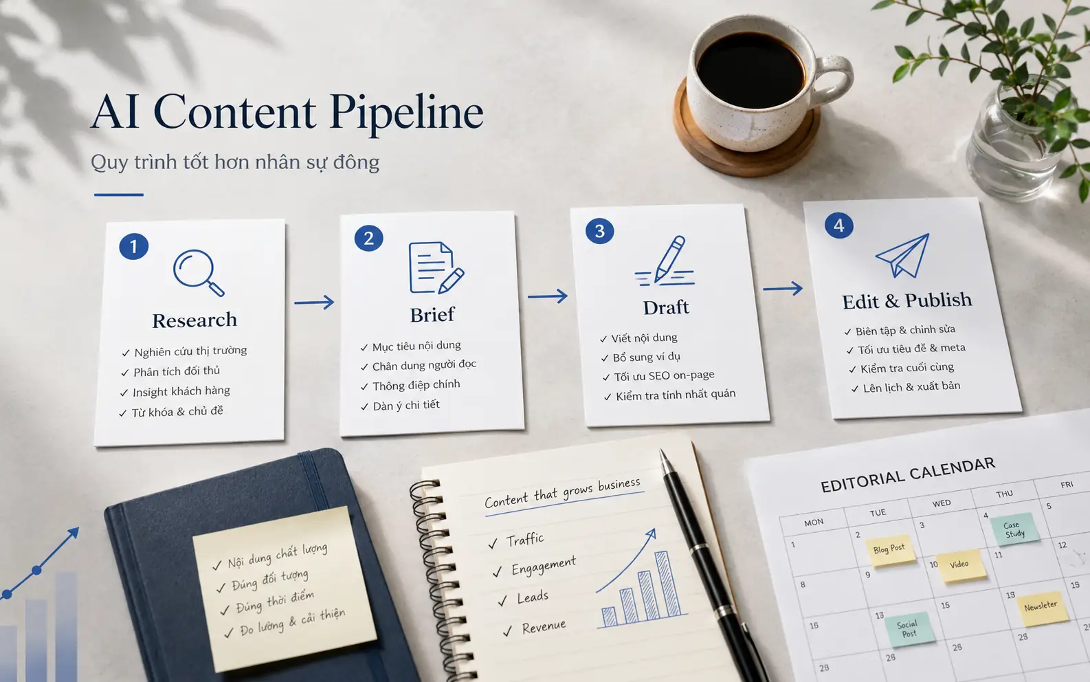How to Build an AI Content Pipeline That Publishes Consistently Without Burning Your Team Out