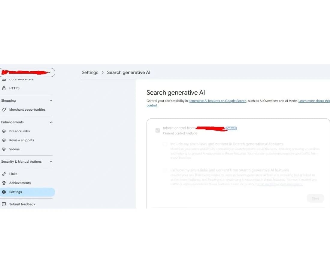 Google's New Search Console AI Control Lets You Opt Out of AI Overviews