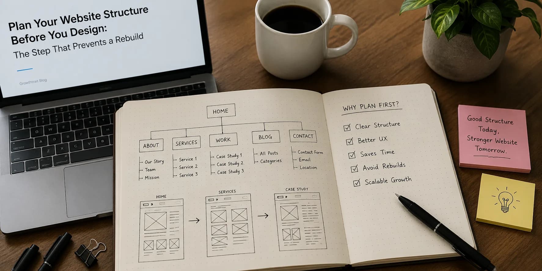 Lên Cấu Trúc Website Trước Khi Thiết Kế: Bước Giúp Bạn Không Phải Làm Lại